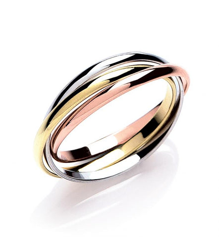 Traditional Real Gold Russian Wedding Ring