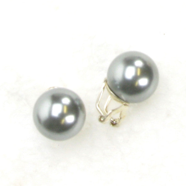 Pearl Clip on Earrings