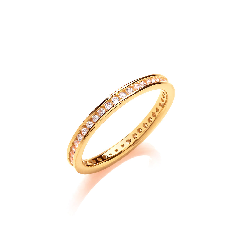 Gold 2mm Eternity Ring