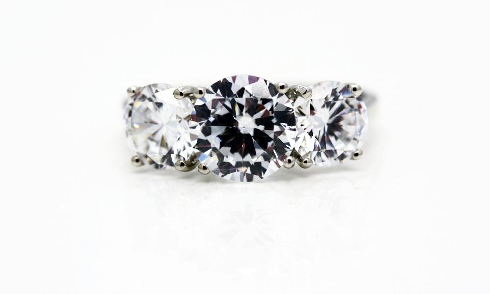 Classic Victorian-Style Trilogy Ring