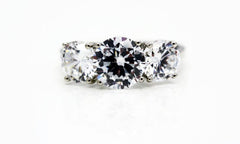 Classic Victorian-Style Trilogy Ring