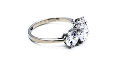 Classic Victorian-Style Trilogy Ring