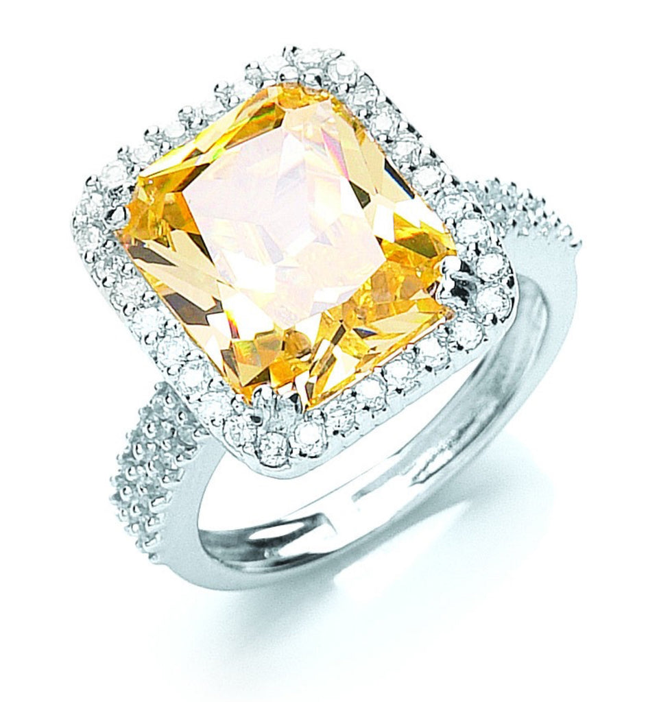 Citrine Cocktail Ring