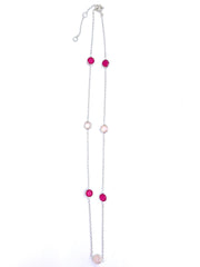 Silver Short Gemstone Necklaces