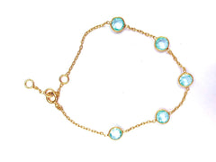 Gemstone Gold or Silver Bracelets