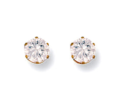 9 ct Gold “Diamond” 7mm and 5mm Studs