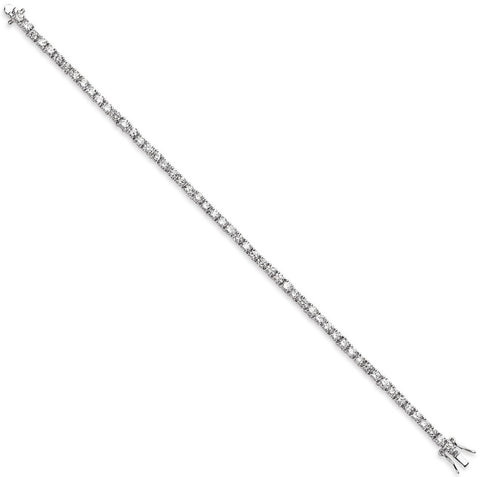 3mm Square Cut "Diamond" Tennis Bracelet