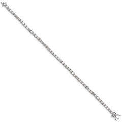3mm Square Cut "Diamond" Tennis Bracelet