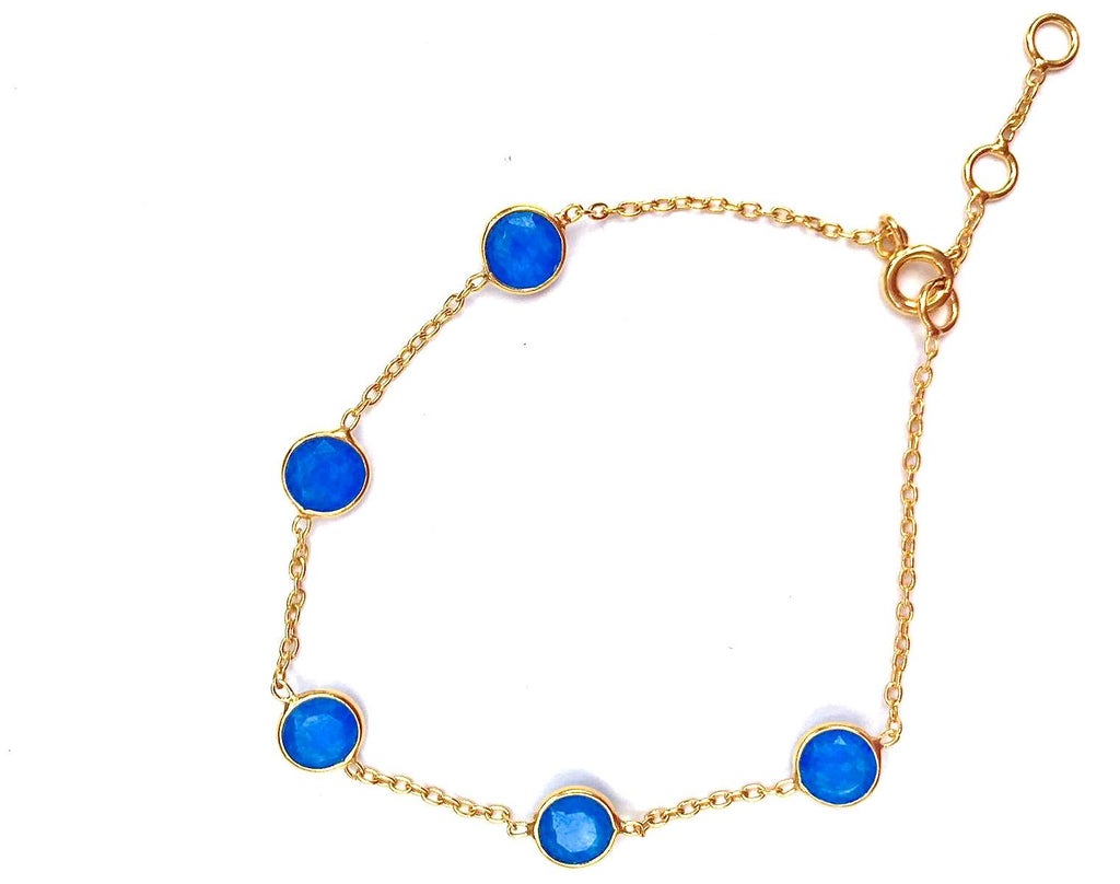 Gemstone Gold or Silver Bracelets