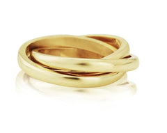 Traditional Real Gold Russian Wedding Ring