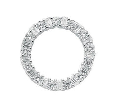 Large Eternity Circle Necklace