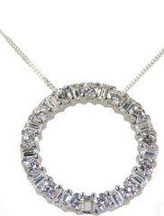 Large Eternity Circle Necklace