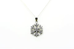 Snowflake "Diamond" Necklace