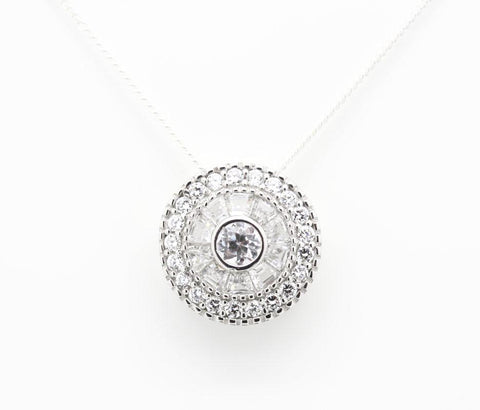Victorian-Style Concentric "Diamond" Necklace