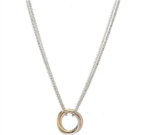 Russian Wedding Ring Style Necklace