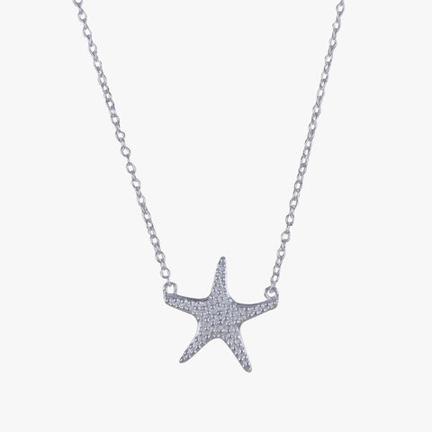 Starfish Sterling Silver Necklace