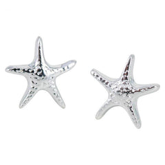 Silver or Gold Starfish Stud Earrings