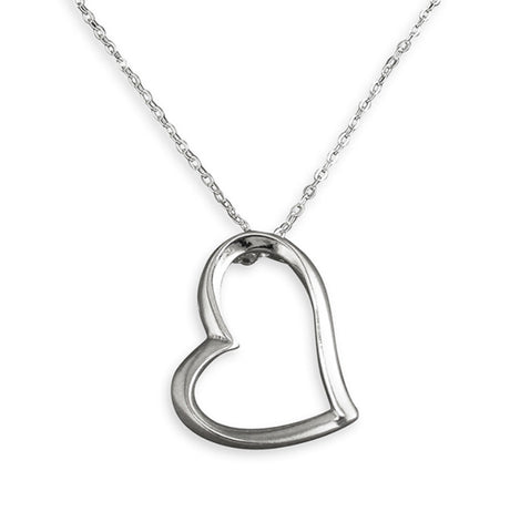 Abstract Silver Heart