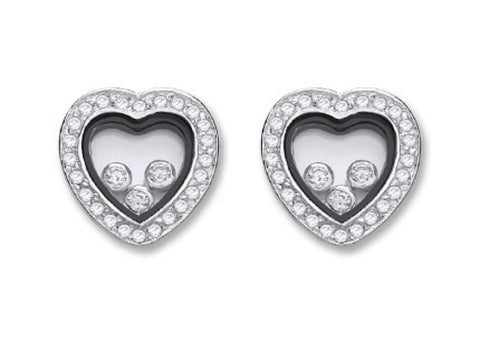 Floating Hearts Earrings